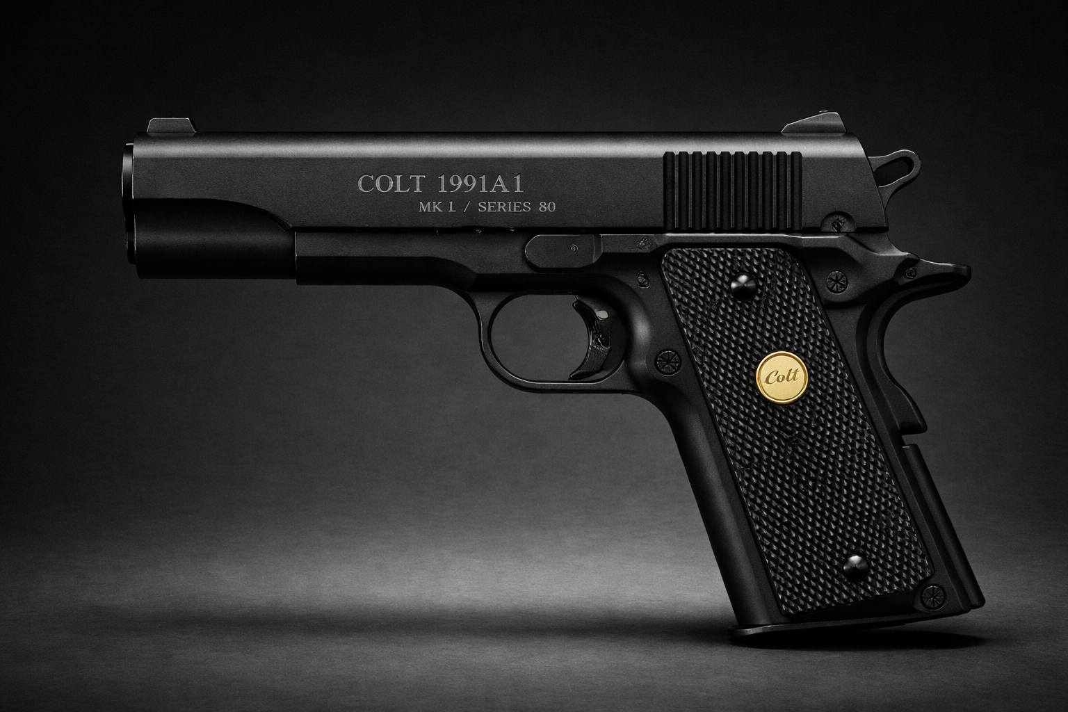 colt 1991 mk iv series 80 close up