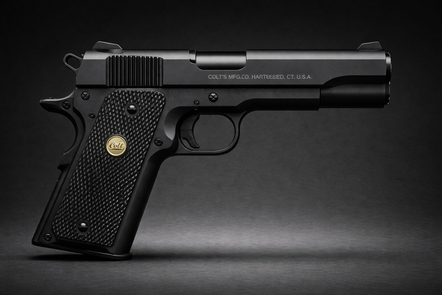 colt 1991 mk iv profile shot